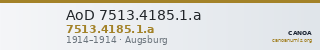 AoD 7513.4185.1.a — CANOA