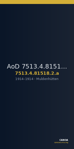 AoD 7513.4.81518.2.a — CANOA