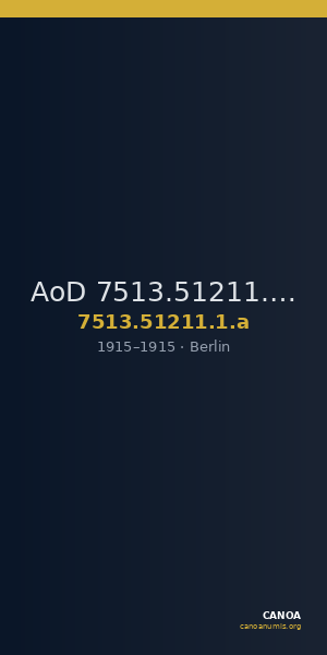 AoD 7513.51211.1.a — CANOA