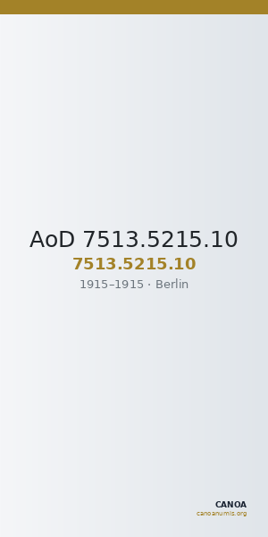 AoD 7513.5215.10 — CANOA