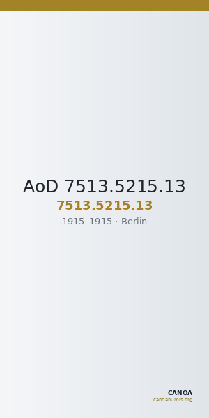 AoD 7513.5215.13 — CANOA