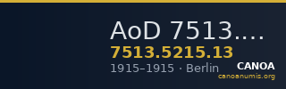 AoD 7513.5215.13 — CANOA