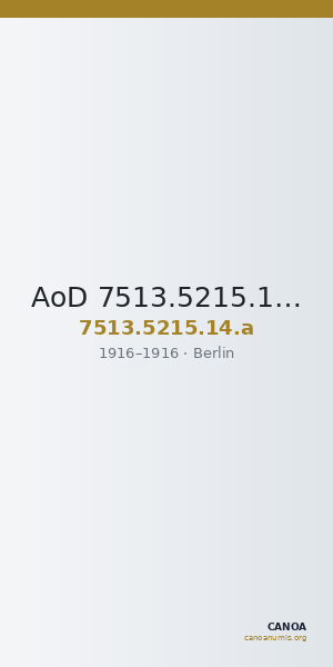 AoD 7513.5215.14.a — CANOA