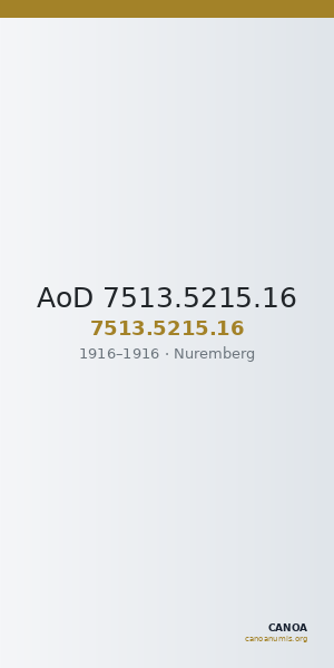 AoD 7513.5215.16 — CANOA
