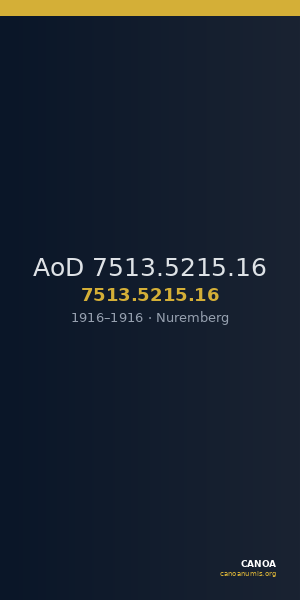 AoD 7513.5215.16 — CANOA