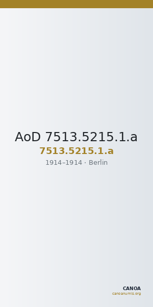 AoD 7513.5215.1.a — CANOA