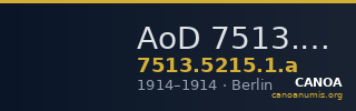 AoD 7513.5215.1.a — CANOA