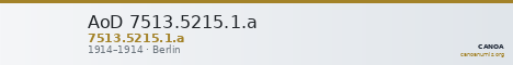 AoD 7513.5215.1.a — CANOA