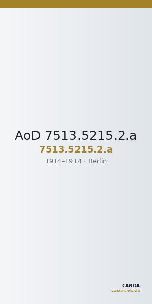 AoD 7513.5215.2.a — CANOA