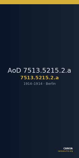 AoD 7513.5215.2.a — CANOA