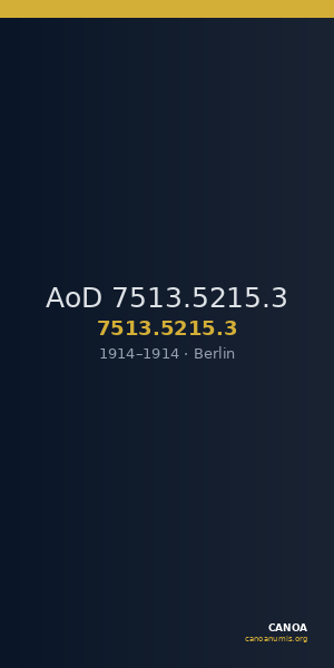 AoD 7513.5215.3 — CANOA