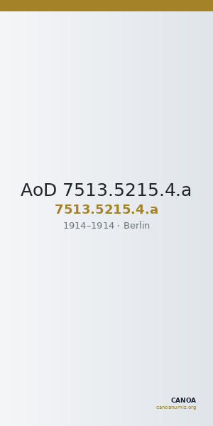 AoD 7513.5215.4.a — CANOA