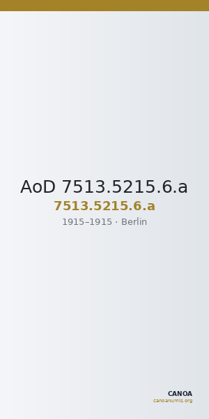 AoD 7513.5215.6.a — CANOA