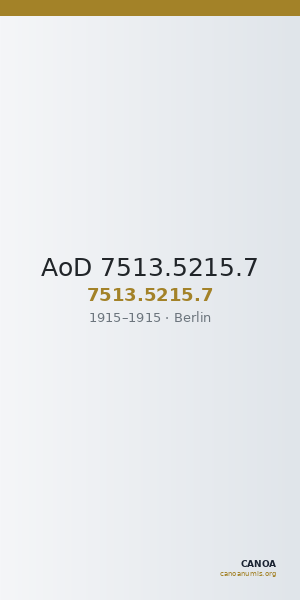 AoD 7513.5215.7 — CANOA