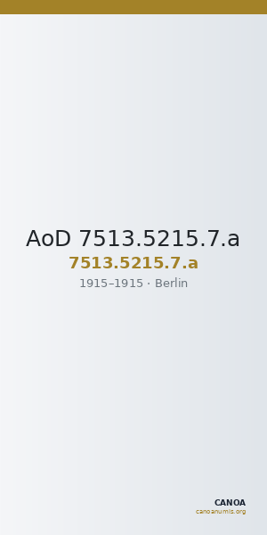 AoD 7513.5215.7.a — CANOA