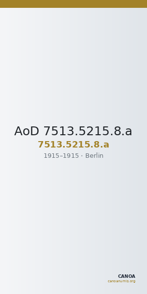 AoD 7513.5215.8.a — CANOA