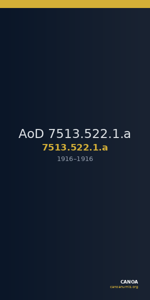 AoD 7513.522.1.a — CANOA