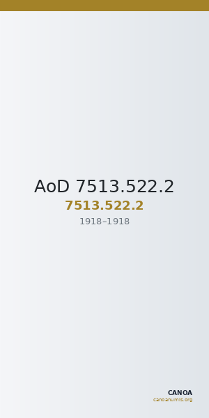 AoD 7513.522.2 — CANOA