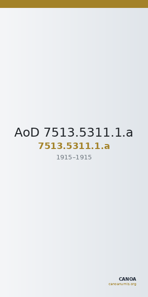 AoD 7513.5311.1.a — CANOA