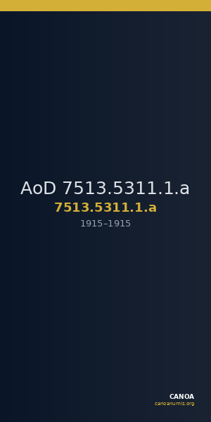 AoD 7513.5311.1.a — CANOA