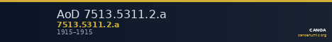 AoD 7513.5311.2.a — CANOA