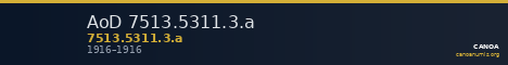 AoD 7513.5311.3.a — CANOA