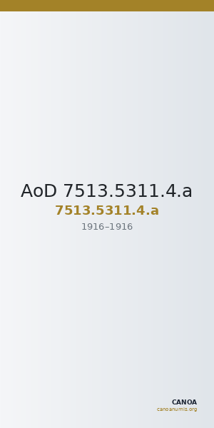 AoD 7513.5311.4.a — CANOA