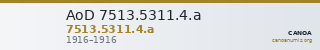 AoD 7513.5311.4.a — CANOA