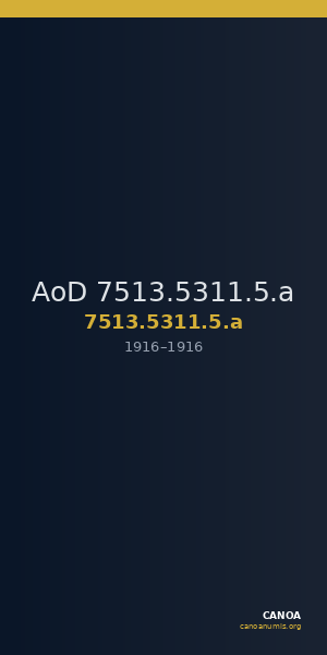 AoD 7513.5311.5.a — CANOA
