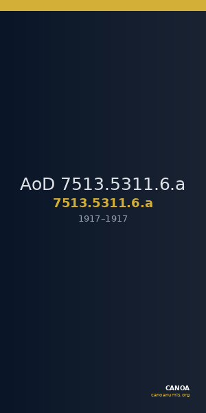AoD 7513.5311.6.a — CANOA