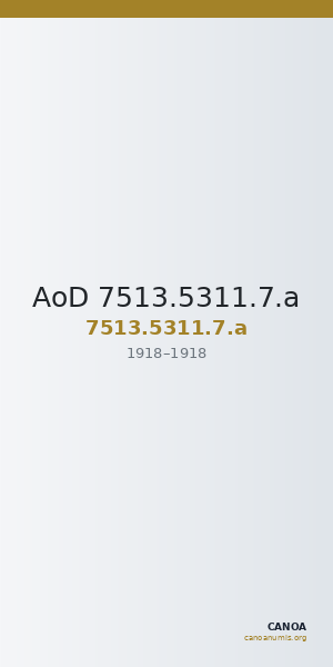 AoD 7513.5311.7.a — CANOA
