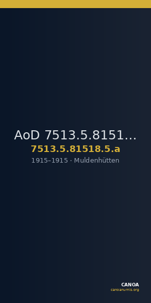 AoD 7513.5.81518.5.a — CANOA
