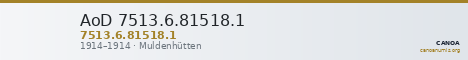 AoD 7513.6.81518.1 — CANOA