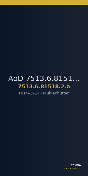 AoD 7513.6.81518.2.a — CANOA