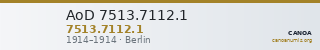 AoD 7513.7112.1 — CANOA