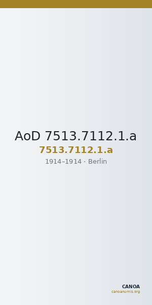 AoD 7513.7112.1.a — CANOA