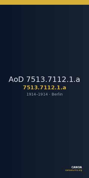 AoD 7513.7112.1.a — CANOA