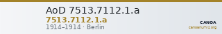 AoD 7513.7112.1.a — CANOA