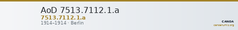 AoD 7513.7112.1.a — CANOA