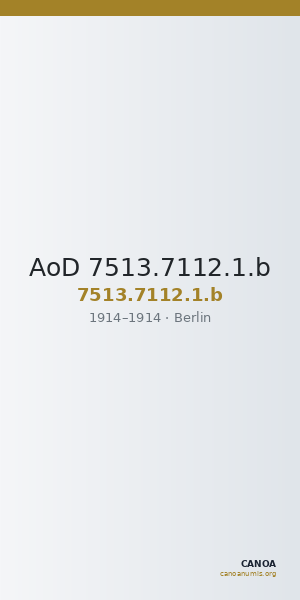 AoD 7513.7112.1.b — CANOA