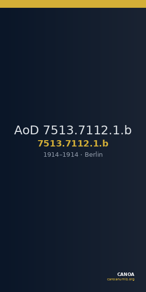 AoD 7513.7112.1.b — CANOA