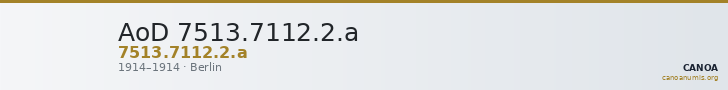 AoD 7513.7112.2.a — CANOA