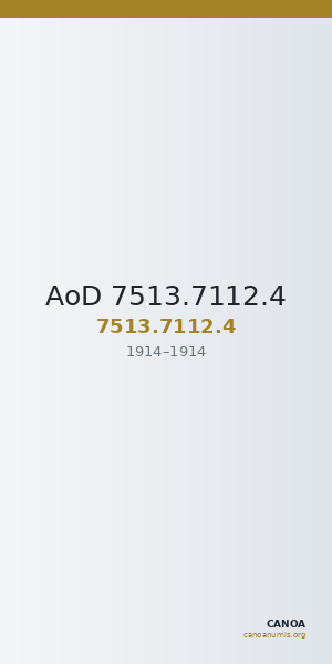 AoD 7513.7112.4 — CANOA