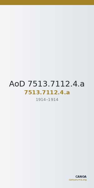 AoD 7513.7112.4.a — CANOA