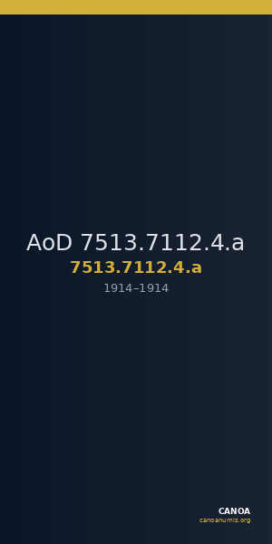 AoD 7513.7112.4.a — CANOA