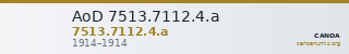 AoD 7513.7112.4.a — CANOA