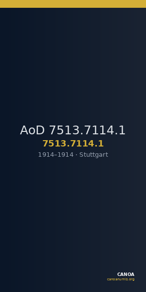 AoD 7513.7114.1 — CANOA