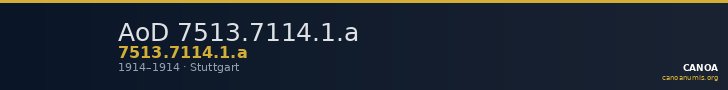 AoD 7513.7114.1.a — CANOA