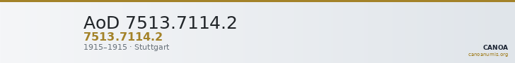AoD 7513.7114.2 — CANOA