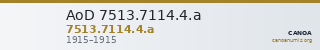 AoD 7513.7114.4.a — CANOA